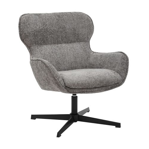 300-399 Πολυθρόνα Margo γκρι 73 x 79 x 88 Μέταλλο, Ύφασμα 300-399