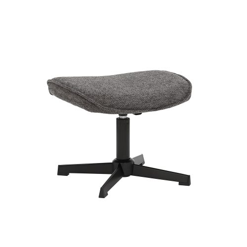 Υποπόδιο Rumi γκρι 46 x 36 x 36 Μέταλλο, Ύφασμα 300-400