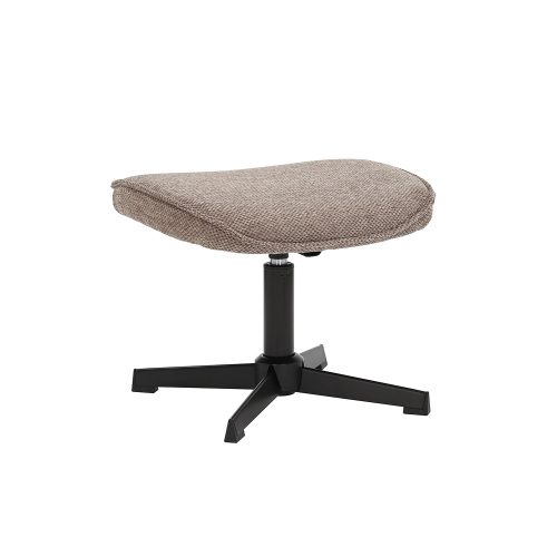 Υποπόδιο Rumi μόκα 46 x 36 x 36 Μέταλλο, Ύφασμα 300-402