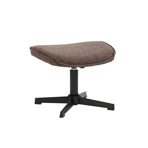 Υποπόδιο Rumi καφέ 46 x 36 x 36 Μέταλλο, Ύφασμα 300-403