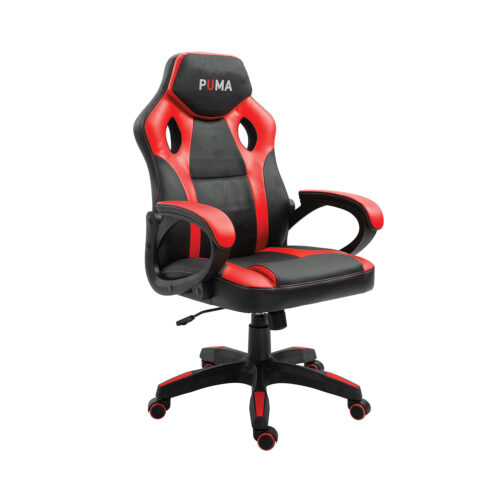 Καρέκλα Γραφείου Puma Κόκκινο 50 x 63 x 108-116 Τεχνόδερμα PU, Πολυκαρβονικό 500-053