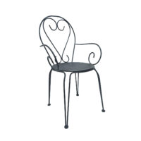 Πολυθρόνα Paris Μαύρο 51.5 x 52 x 91.5 Μέταλλο 700-026