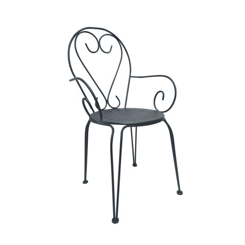 Πολυθρόνα Paris Μαύρο 51.5 x 52 x 91.5 Μέταλλο 700-026