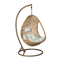 Κούνια-Φωλιά Aurora Φυσικό Φ105 x  x 200 Wicker, Μέταλλο 900-028