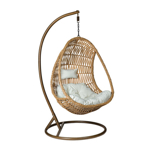 Κούνια-Φωλιά Aurora Φυσικό Φ105 x  x 200 Wicker, Μέταλλο 900-028