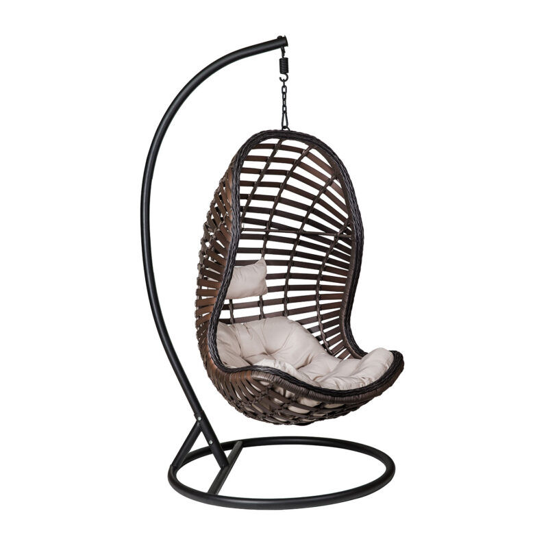 Κούνια-Φωλιά Manou Dark Brown Φ105 x  x 198 Wicker 900-030