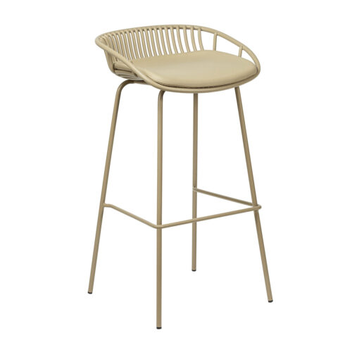 900-251 Σκαμπό Aperol Μόκα 45 x 49 x 88 Μέταλλο, Πολυπροπυλένιο (PP) 900-251