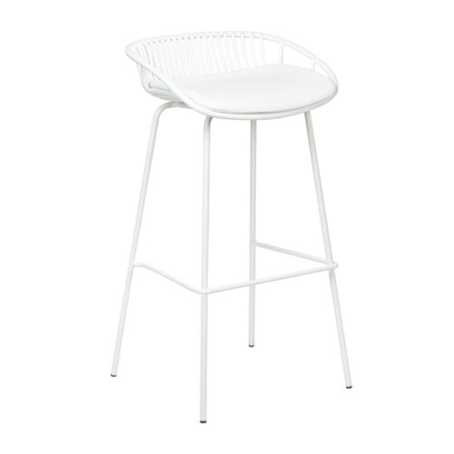 900-252 Σκαμπό Aperol Λευκό 45 x 49 x 88 Μέταλλο, Πολυπροπυλένιο (PP) 900-252