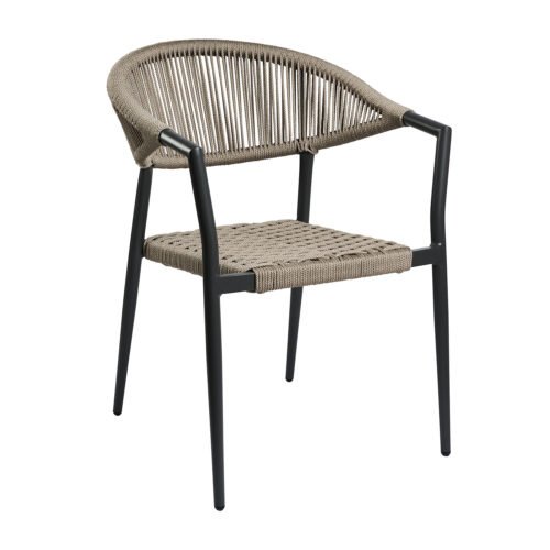 Πολυθρόνα Oggi με Μόκα σχοινί 55.5 x 59 x 78.5 Αλουμίνιο, Σχοινί 900-272