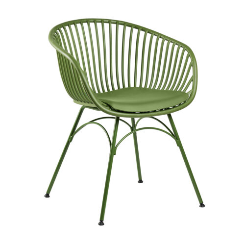 900-274 Πολυθρόνα Quasar Λαδί 59.5 x 55 x 78 Μέταλλο, Πολυπροπυλένιο (PP) 900-274