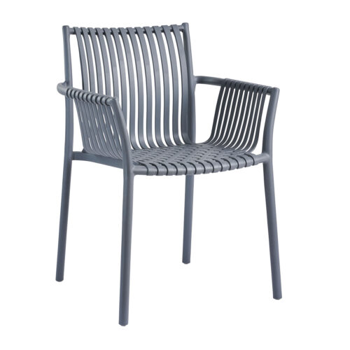 900-294 Πολυθρόνα Zanett γκρι 59 x 56 x 82 Πολυπροπυλένιο (PP) 900-294