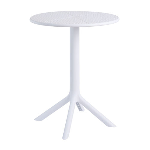 Τραπέζι Moreno Λευκό Φ60 x  x 76 Πολυπροπυλένιο (PP) 900-308