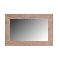 Καθρέπτης τοίχου ορθογώνιος Mirror-2 120 x 3 x 80 MINDI WOOD 901-022