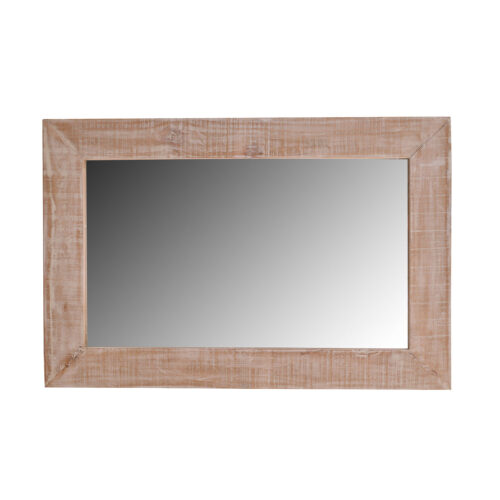 901-022 Καθρέπτης τοίχου ορθογώνιος Mirror-2 120 x 3 x 80 MINDI WOOD 901-022