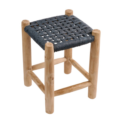 Σκαμπό Noor Μπλε 35 x 35 x 47 TEAK 901-026