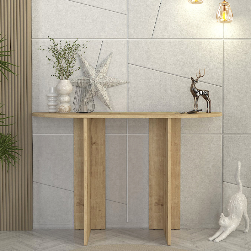 GP042-02592-2 Κονσόλα Cortado Megapap χρώμα sapphire oak 120x35x75εκ.