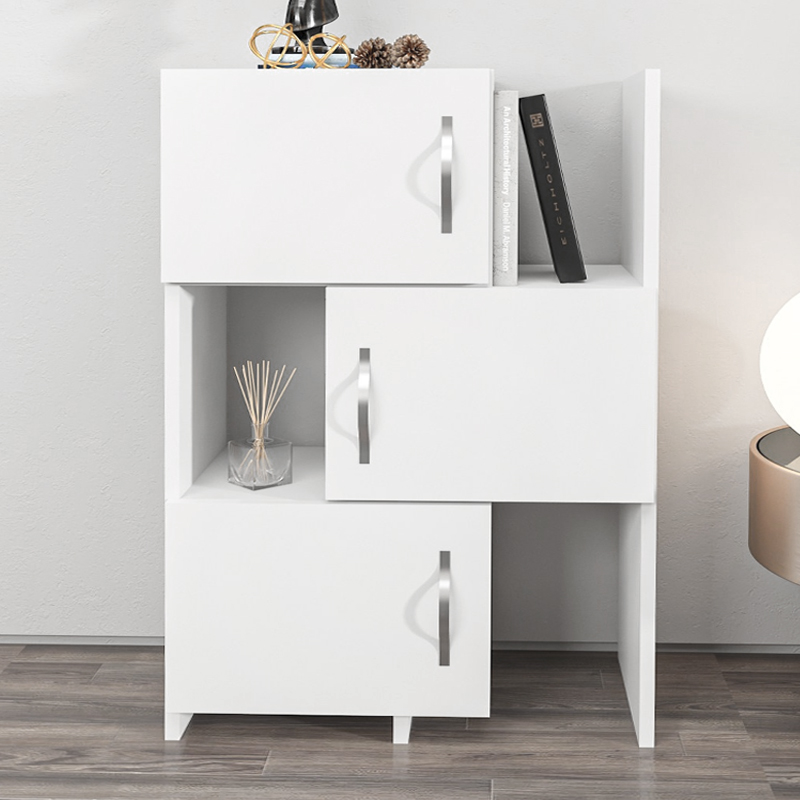 GP052-02261-2 Ντουλάπι κουζίνας - μπάνιου Anna Megapap χρώμα λευκό 65x31,5x89,8εκ.