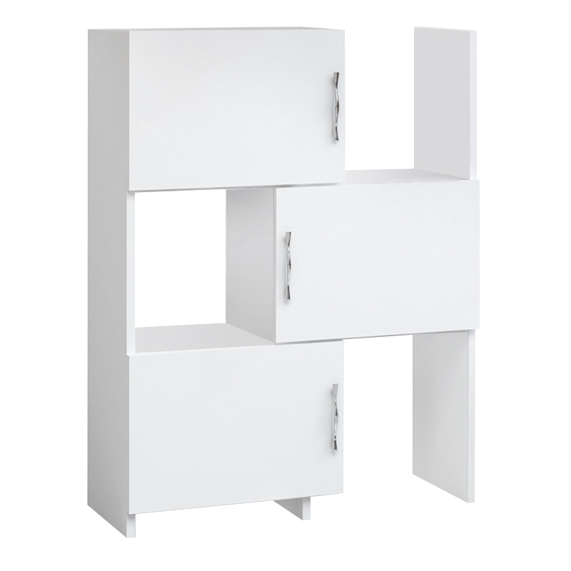 GP052-02261-4 Ντουλάπι κουζίνας - μπάνιου Anna Megapap χρώμα λευκό 65x31,5x89,8εκ.