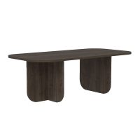 GP052-02322-3 Τραπεζάκι σαλονιού Becaj Megapap χρώμα καρυδί 120x60x41,4εκ.