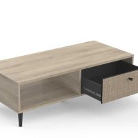 SAIGON-204108_o Saigon τραπεζάκι σαλονιού με ένα συρτάρι 111x50x35εκ. Kronberg Oak