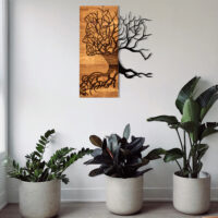 diakosmitiko-toichoy-fb94804-fylla-metal-1 ΔΙΑΚΟΣΜΗΤΙΚΟ ΤΟΙΧΟΥ HM4804-ΦΥΛΛΑ ΜΕΤΑΛΛΟΥ ΜΑΥΡΑ-ΞΥΛΟ 45x3(βάθος)x58Υεκ.