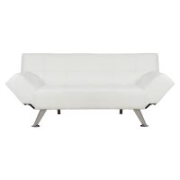 ΚΑΝΑΠΕΣ ΚΡΕΒΑΤΙ HM3001.01 THOM ΜΕ ΑΝΑΔΙΠΛΟΥΜΕΝΑ ΜΠΡΑΤΣΑ ΛΕΥΚΟ PU 189x93x82Υεκ.