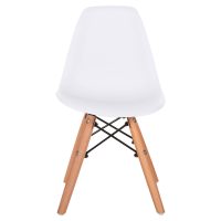 ΚΑΡΕΚΛΑ TWIST KID HM8453.01 ΞΥΛΙΝΑ ΠΟΔΙΑ Κ ΚΑΘΙΣΜΑ PP ΛΕΥΚΟ 31x34x55.5Υεκ