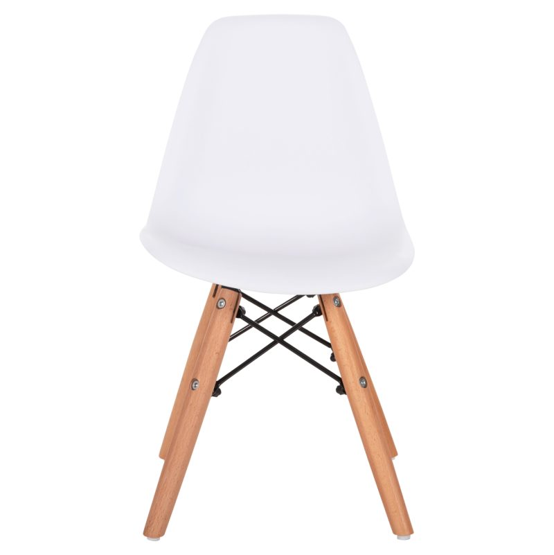 ΚΑΡΕΚΛΑ TWIST KID HM8453.01 ΞΥΛΙΝΑ ΠΟΔΙΑ Κ ΚΑΘΙΣΜΑ PP ΛΕΥΚΟ 31x34x55.5Υεκ