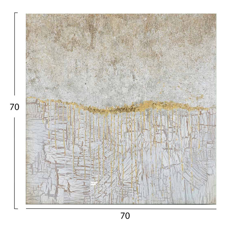 ΠΙΝΑΚΑΣ TOIXOY ΤΕΤΡΑΓΩΝΟΣ ΣΕΙΡΑ GOBI HM4855 ΕΚΤΥΠΩΜΕΝΟΣ ΚΑΜΒΑΣ 70x2,8(πάχος)x70Υεκ.