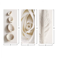 ΠΙΝΑΚΑΣ ΤΡΙΠΤΥΧΟ MDF NATURAL ELEMENTS HM7204.05 60X0,3X50 εκ.