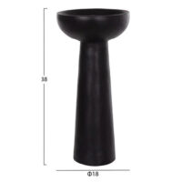 ΣΕΤ 3 ΕΠΙΤΡΑΠΕΖΙΑ ΔΙΑΚΟΣΜΗΤΙΚΑ ΒΑΖΑ LEKKAN ΗΜ21142.02 ΤΕΡΑΚΟΤΑ ΣΕ ΛΕΥΚΟ & ΜΑΥΡΟ