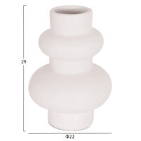 ΣΕΤ 3 ΕΠΙΤΡΑΠΕΖΙΑ ΔΙΑΚΟΣΜΗΤΙΚΑ ΒΑΖΑ LEKKAN ΗΜ21142.02 ΤΕΡΑΚΟΤΑ ΣΕ ΛΕΥΚΟ & ΜΑΥΡΟ