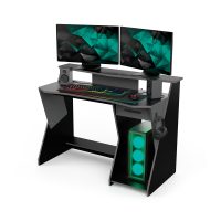 Skin γραφείο gaming 125x60x90εκ. Grey / Black