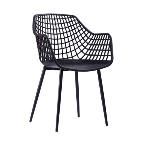 Πολυθρόνα Susan Μαύρο 56 x 57 x 84 Μέταλλο, Πολυπροπυλένιο (PP) 900-005