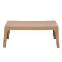 ΤΡΑΠΕΖΑΚΙ ΟΡΘΟΓΩΝΙΟ SLEEK HM6367.03 ΠΟΛΥΠΡΟΠΥΛΕΝΙΟ ΚΑΠΟΥΤΣΙΝΟ 105x64x40Υεκ.