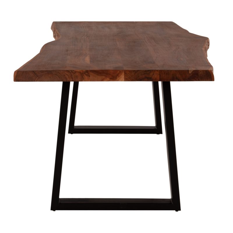 ΤΡΑΠΕΖΙ ΤΡΑΠΕΖΑΡΙΑΣ MONTANA HM9620.11 ΜΑΣΙΦ ΞΥΛΟ ΑΚΑΚΙΑΣ 240x100x77Υεκ. 4εκ ΠΑΧΟΣ ΕΠΙΦΑΝΕΙΑΣ