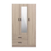 VELCO Pro Systems ΝΤΟΥΛΑΠΑ ΜΕ ΤΡΕΙΣ ΠΟΡΤΕΣ-ΚΑΘΡΕΠΤΗ- ΔΥΟ ΣΥΡΤΑΡΙΑ 120x52x190 εκ ΣΦΕΝΔΑΜΟΣ