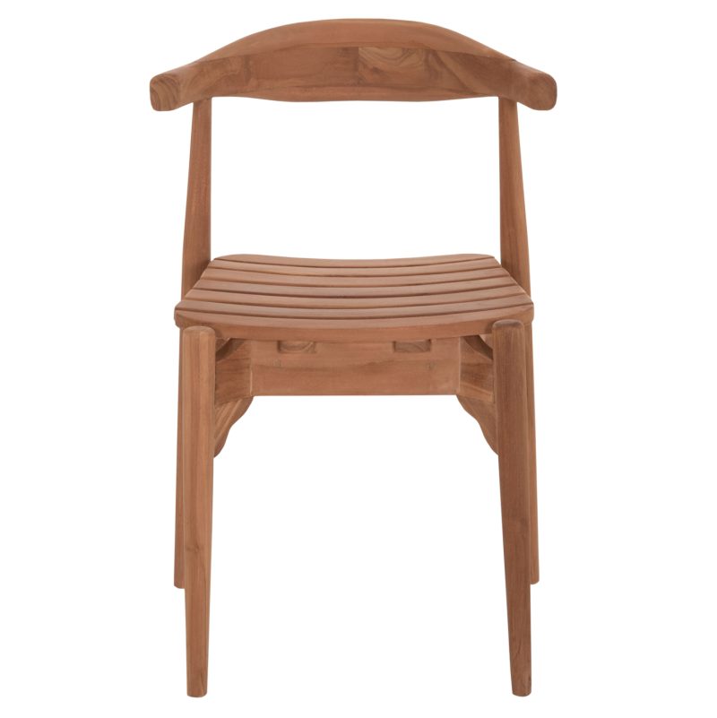 ΚΑΡΕΚΛΑ ΤΡΑΠΕΖΑΡΙΑΣ ΕΞ.ΧΩΡΟΥ DONNY HM6378 ΞΥΛΟ TEAK 52x54x74Υεκ.