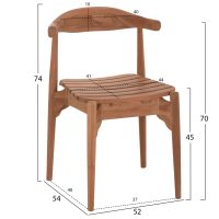 ΣΕΤ ΤΡΑΠΕΖΑΡΙΑΣ DANTE HM21289 ΤΡΑΠΕΖΙ ΣΤΡΟΓΓΥΛΟ & 2 ΚΑΡΕΚΛΕΣ--ΤΕΑΚ