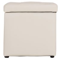 ΣΚΑΜΠΟ PRO CUBE HM224.02 PU ΜΕ ΑΠΟΘΗΚΕΥΤΙΚΟ ΧΩΡΟ- ΛΕΥΚΟ 38x38x36,5Υεκ.