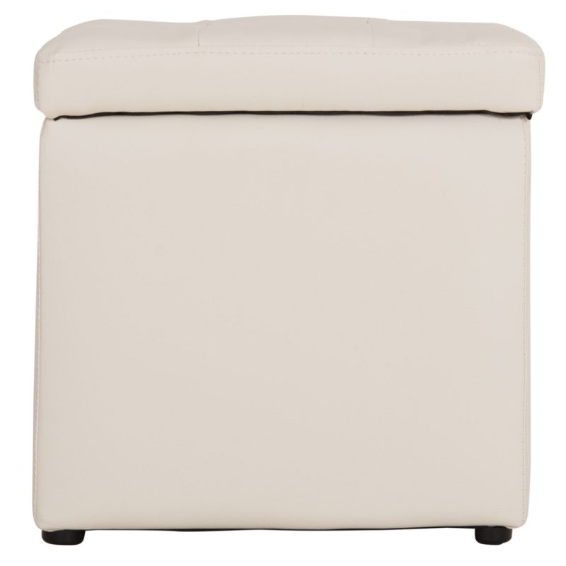 ΣΚΑΜΠΟ PRO CUBE HM224.02 PU ΜΕ ΑΠΟΘΗΚΕΥΤΙΚΟ ΧΩΡΟ- ΛΕΥΚΟ 38x38x36,5Υεκ.