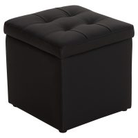 ΣΚΑΜΠΩ ΜΕ ΑΠΟΘΗΚΕΥΤΙΚΟ ΧΩΡΟ PU ΜΑΥΡΟ CUBE HM224.01 38x38x36.5Υεκ.