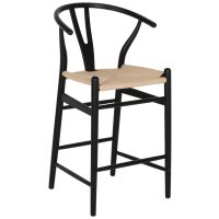 ΣΚΑΜΠΟ ΜΕΣΑΙΟΥ ΥΨΟΥΣ BRAVE HM9405.02 ΞΥΛΟ ΟΞΙΑΣ ΜΑΥΡΟ--ΛΕΥΚΟ ΣΧΟΙΝΙ 48x53x100Υεκ.