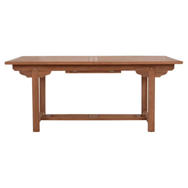 trapezi-trapezarias-anoigomeno-fb96376-x-2 TΡΑΠΕΖΙ ΤΡΑΠΕΖΑΡΙΑΣ ΑΝΟΙΓΟΜΕΝΟ CRANDER HM6376 ΞΥΛΟ TEAK ΣΕ ΦΥΣΙΚΟ 180-240x100x76Υεκ