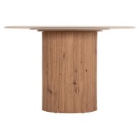 ΤΡΑΠΕΖΙ ΤΡΑΠΕZΑΡΙΑΣ TWIL HM18324 ΚΕΡΑΜΙΚΟ TOP ΟΨΗ ΤΡΑΒΕΡΤΙΝΑΣ-MDF ΒΑΣΗ Φ120x76Υεκ