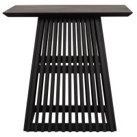 ΤΡΑΠΕΖΙ ΤΡΑΠΕΖΑΡΙΑΣ ΤΕΤΡΑΓΩΝΟ FRANTZ HM9458.02 MINDI ΞΥΛΟ ΜΑΥΡΟ 80x80x78Yεκ.