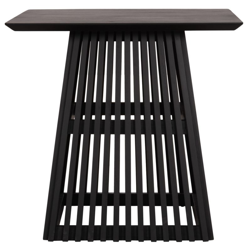 ΤΡΑΠΕΖΙ ΤΡΑΠΕΖΑΡΙΑΣ ΤΕΤΡΑΓΩΝΟ FRANTZ HM9458.02 MINDI ΞΥΛΟ ΜΑΥΡΟ 80x80x78Yεκ.