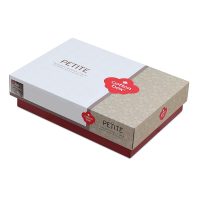 129CTN4849-2 Σετ παπλωματοθήκη Mote Cotton Box 4 τμχ Διπλή (200x220) χρώμα κόκκινο - γκρι