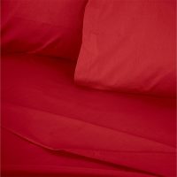 819TNE02102-1 Σεντόνι Tonne Cotton Box Μονό (180x240) χρώμα κόκκινο