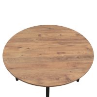 Τραπέζι Zeno Megapap χρώμα ακακίας Ø110x73,5εκ.